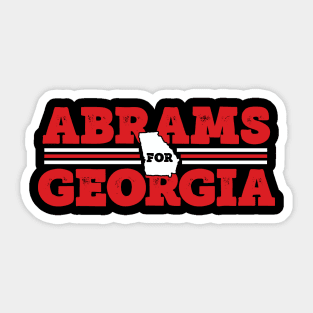 Stacey Abrams for Georgia Governor 2022 Sticker